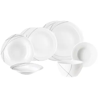 SELTMANN WEIDEN Trio Highline Kombiservice 8-tlg. weiß/grau