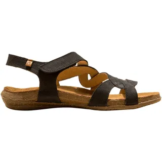 El Naturalista Damen Sandaletten Wakataua, Frauen Sandalen,Strandschuhe,Sommersandalen,bequem,flach,Women's,Woman,Lady,Ladies,Black,39 EU / 6 UK