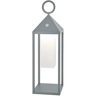 SIGOR Akku-Tischleuchte Nuphare 470mm anthrazit 2,2W 2700K IP54 180lm Ra85 dimmbar - Grau