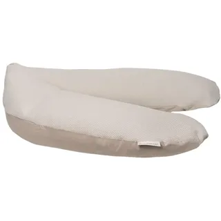 ULLENBOOM Schwangerschaftskissen & Stillkissen 190cm - Mikroperlen Füllung | Extra leise Mikroperlen, Bezug: 100% Baumwolle, OEKO-TEX zertifiziert, Made in EU, Schadstoffgeprüft und waschbar
