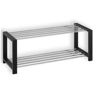 Idimex Schuhregal Arina , Schwarz , Holz , Kiefer , Mode , 80x32x30 cm , Garderobe, Schuhaufbewahrung, Schuhregale