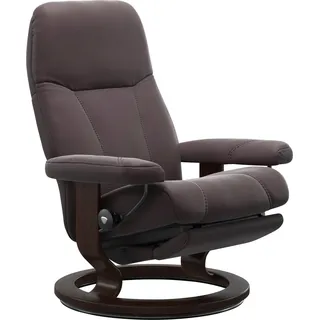Stressless Relaxsessel Consul Baumwolle/Bouclé 76 x 100 x 74 cm Bordeaux elektrisch verstellbar
