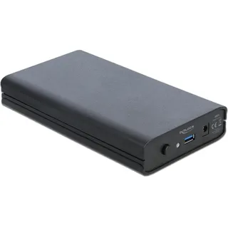 DeLock Externes Gehäuse 42612 3.5 Festplattengehäuse, Schwarz