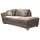 Recamiere Recamiere mit Federkern und Armteil links Landhausstil 194 x x 91 braun