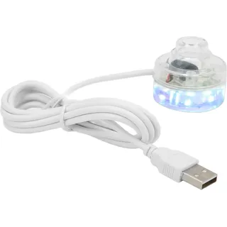 Tauchbare LED-Poolbeleuchtung, buntes, wasserdichtes Mini-Aquarium-Blasenlicht für Teichbrunnen-Aquarien