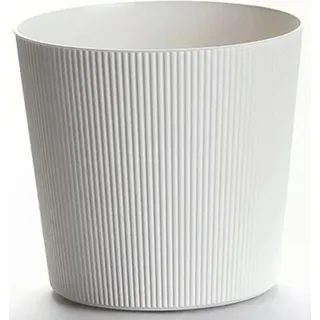 Blumentopf Fyre Ø 35 cm weiß Greener, mit Rollen
