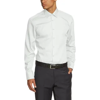 Venti Businesshemden Uni Modern Fit Weißbeige 39