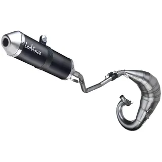 Leovince X-fight Black Edition 3259b Auspuffschalldämpfer - Black / Silver - Homologated