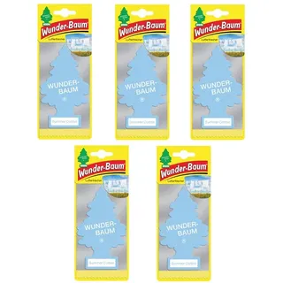 5x Wunderbaum Summer Cotton Baum Autoduft Auto Lufterfrischer Spiegel Raumduft