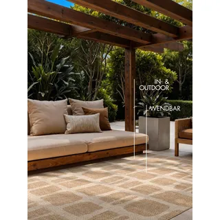 Ted Baker Ruskin Wendeteppich 200 x 300 cm Beige/Weiß