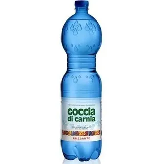 Multipack 6 Flaschen Goccia Carnia Frizzante 1,5 Lt Mineralwasser