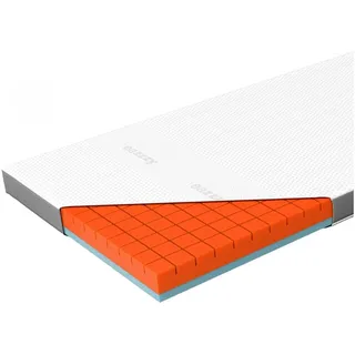 Genius eazzzy Premium Cube Topper 90 x 200 cm Weiß