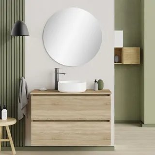 Baikal DEVA, Holz Keramik Melamin 16, Eiche Natur, 90 cm