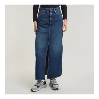 G-Star für Damen. D24385-D536-G804 Rock Viktoria Lang blau (25), Lässig, Baumwolle, Denim