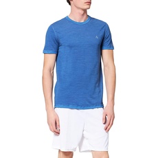 Bild Herren Merino Sport Shirt 1/2 Arm M, temperaturregulierendes Unterhemd, atmungsaktives Funktionsunterwäsche-Shirt in Wollqualität, imperial b, XXL