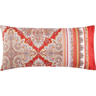 BASSETTI Baumwollsatin-Kissenbezug einzeln MARECHIARO Farbe ROT R1 Größe 40x80