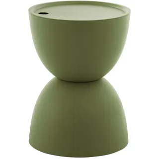 HowHomely Beistelltisch Couchtisch Dekotisch grün Design Deko Wohnzimmertisch