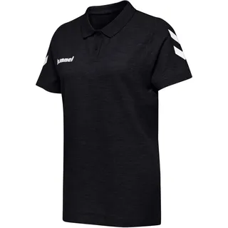 hummel GO Baumwoll Poloshirt Damen black L