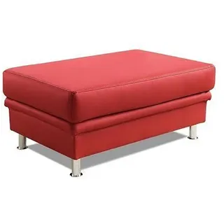 sit&more Hocker Mailand Kunstleder 102 x 45 x 69 cm Rot