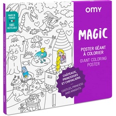 O'my Giant Coloring Poster 70 x 100, Magic