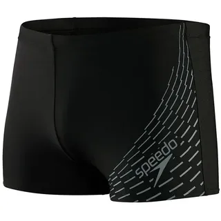 Speedo Medley Logo Badehose Boxer - Black / Ardesia - UK 28