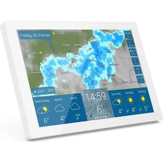 WetterOnline home 3 – WetterDisplay mit Innenraumsensor Wetterstation