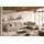 Sofa MADELINE Wohnlandschaft U-Form Cord taupe Longchair links