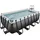 Exit Black Leather Pool 400 x 200 x 122 cm inkl. Sandfilteranlage, Poolleiter, Reparaturset