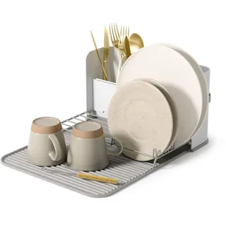 Umbra Faltbares kompaktes Abtropfgestell, Grau