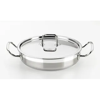 BRA Profesional | Drehspieß mit Deckel, 30 cm, Edelstahl 18/10