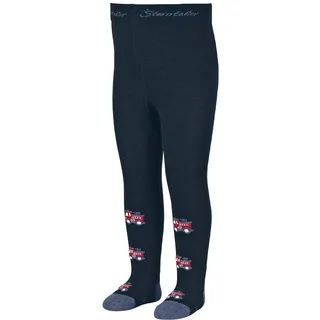 Sterntaler Baby Strumpfhose Feuerwehr – mit elastischem Komfortbund – weiches Baumwollmaterial, hautsympathisch und atmungsaktiv – marine, Größe 92