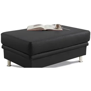 sit&more Hocker Mailand Kunstleder 102 x 45 x 69 cm Schwarz