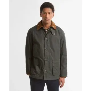 Barbour für Herren. MWX2588 Icons Ashby Wax Jacke grün (L), Lässig, Baumwolle