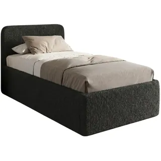 home collective Polsterbett 100 x 200 cm Schwarz