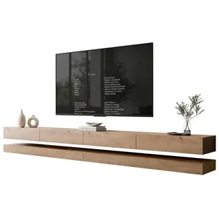 lookway SKY Lowboard 280 cm Beige Holzwerkstoff