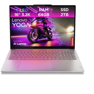 Yoga Pro 9 16" Intel Core Ultra 9 285H 64 GB RAM 2 TB SSD RTX 5070