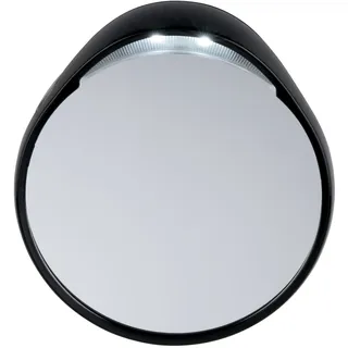 Tweezerman 6762-R Saugnapfspiegel 10-fach beleuchtet