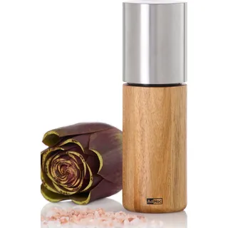 AdHoc MP821 Salzmühle oder Pfeffermühle Ikon 16cm, Akazienholz | Edelstahl