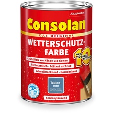 Bild 750 ml Consolan Wetterschutzfarbe , Taubenblau