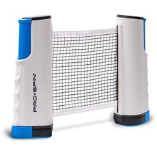 PRO-SPIN Tischtennisnetz - Ausziehbares Tragbares Tischtennisnetz Für Jeden Tisch (verstellbare Länge) – Spielen Sie Ping Pong überall hin