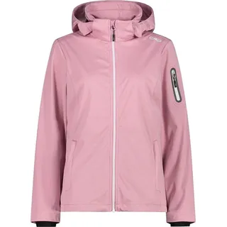 CMP Damen Softshelljacke Woman Jacket Zip Hood 39A5016M-C604 44 - Fard Mel. - 44
