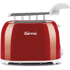 Girmi TP1002 Toaster, 750 W, Kunststoff, Rot