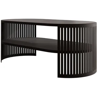 Mirjan24 Fikoli Schwarz Holzwerkstoff 50 x 40 x 100 cm