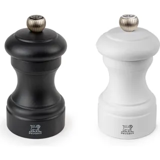 Peugeot Bistro Salzmühle 10 cm Schwarz/Weiß unbefüllt