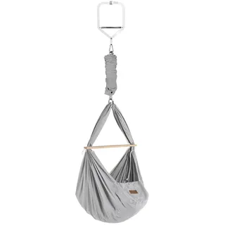 Schmusewolke Federwiege , Grau , Metall, Textil , 30x166x137 cm , Babymöbel & Kindermöbel, Babyzimmer, Babybetten, Stubenwagen & Babywiegen
