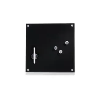 Zeller Glas-Magnettafel 40,0 x 40,0 cm schwarz