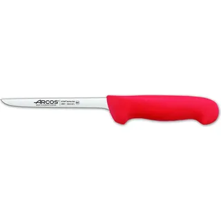 Ausbeinmesser Arcos Farbe - Prof 294122 in Edelstahl Nitrum und mango ergonomische rote Polypropylenklinge und 16 cm Klinge, Vitrine - Gelb