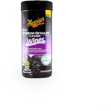 Meguiar's G13600EU Quik Interior Detailer Cleaning Wipes, Reinigungstücher (Dose mit 30 Stück)