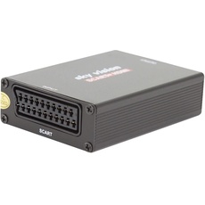 Sky Vision auf HDMI Konverter, Premium LINE zu HDMI Adapter, PAL und NTSC Unterstützung, 720P / 1080P Upscaling für alte Konsolen, DVD-Player, VHS-Recorder und TV-Receiver