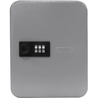 Amig - Sicherer Schlüsselkasten und Organizer aus Stahl mit Zahlenschloss | Kapazität für 45 Schlüssel | Schlüsselschrank für den Haus- und Profi-Gebrauch | 300 x 240 x 70 mm | Farbe Grau Epoxid